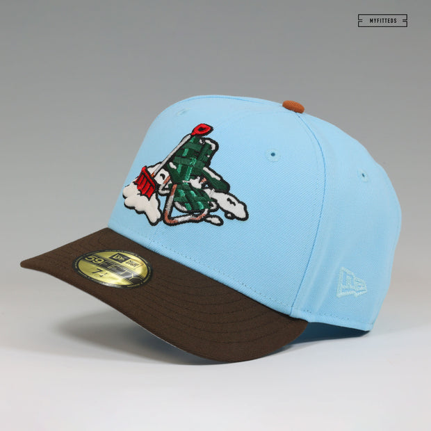 LEHIGH VALLEY IRON PIGS X SPACE SAVERS SH!TTER WAS FULL INSPIRED NEW ERA HAT