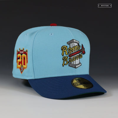 ROME BRAVES 20TH ANNIVERSARY DAYLIGHT NEW ERA FITTED CAP