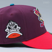 ANAHEIM MIGHTY DUCKS GRADIENT WILD WING DARK AUBERGINE NEW ERA FITTED CAP