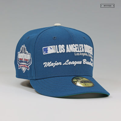 LOS ANGELES DODGERS WEATHERED LOOK TEAM ID NEW ERA FITTED CAP