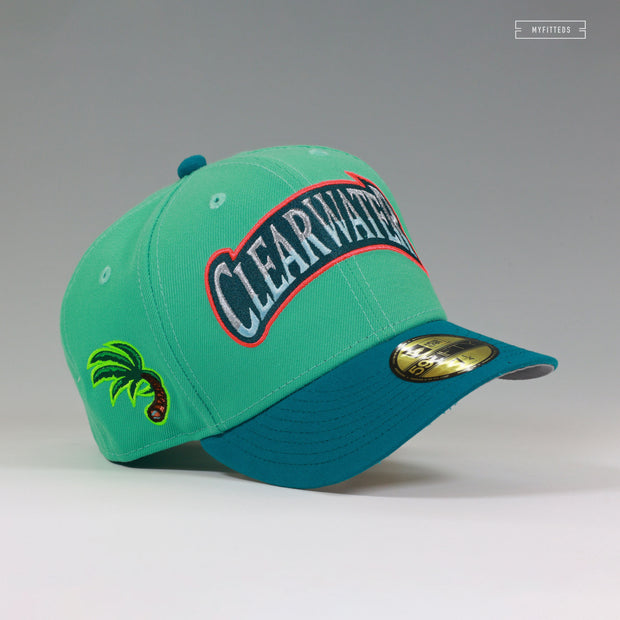 CLEARWATER THRESHERS NO OCEAN WATER IS SAFE JAWS INSPIRED NEW ERA FITTED CAP