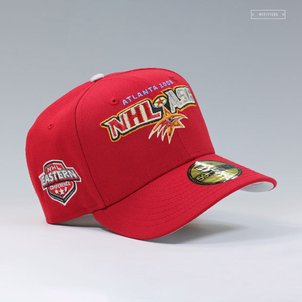 2008 NHL ALL-STAR GAME ATLANTA X CAROLINA HURRICANES EASTERN CONFERENCE JERSEY NEW ERA FITTED CAP