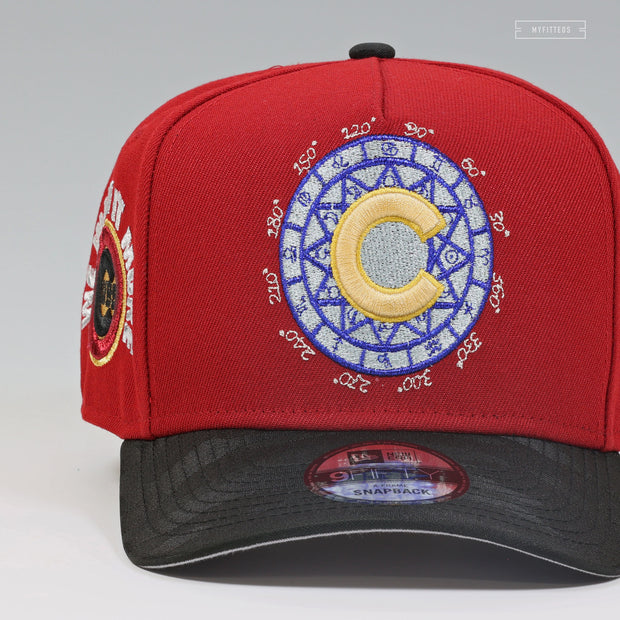 CHICAGO CUBS FULL METAL ALCHEMIST EDWARD ELRICH INSPIRED NEW ERA 9FIFTY A-FRAME SNAPBACK