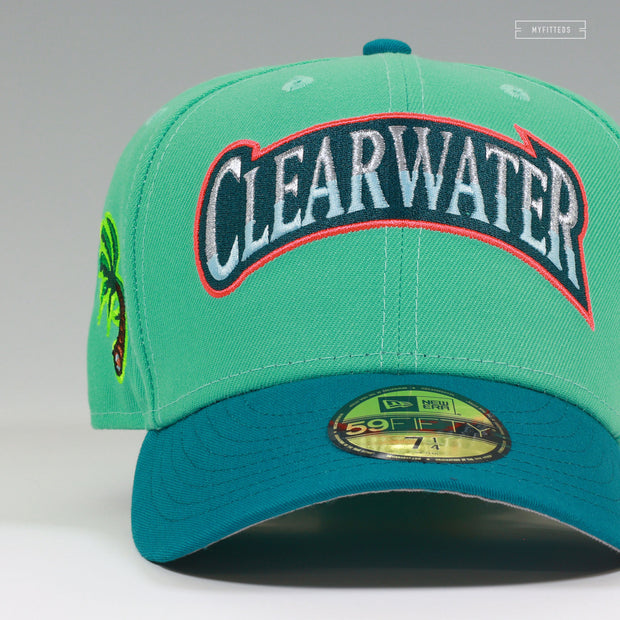 CLEARWATER THRESHERS NO OCEAN WATER IS SAFE JAWS INSPIRED NEW ERA FITTED CAP