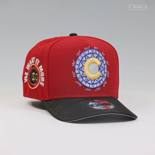 CHICAGO CUBS FULL METAL ALCHEMIST EDWARD ELRICH INSPIRED NEW ERA 9FIFTY A-FRAME SNAPBACK