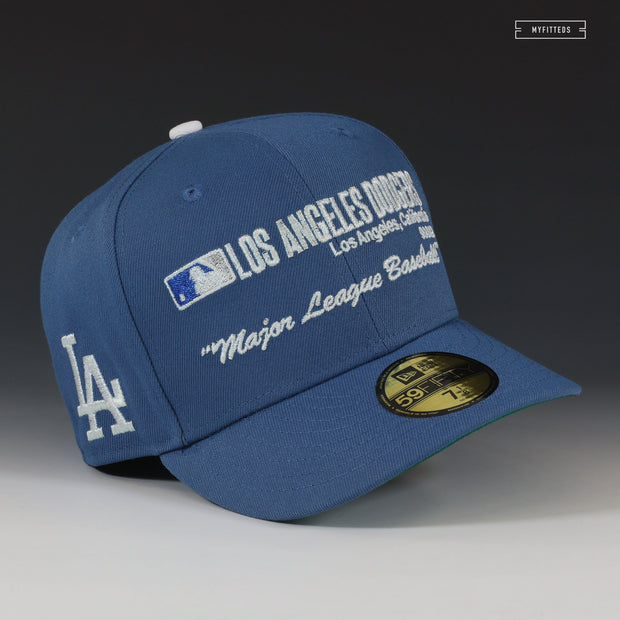 LOS ANGELES DODGERS LA, CA 90012 MAJOR LEAGUE BASEBALL VINTAGE LOOK NEW ERA FITTED CAP