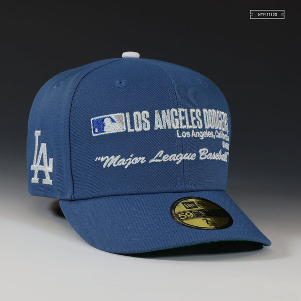 LOS ANGELES DODGERS LA, CA 90012 MAJOR LEAGUE BASEBALL VINTAGE LOOK NEW ERA FITTED CAP