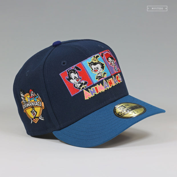 WARNER BROS THE ANIMANIACS 2020 YAKKO WAKKO AND DOT NEW ERA FITTED CAP