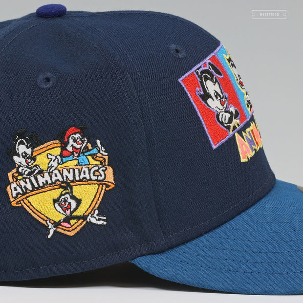 WARNER BROS THE ANIMANIACS 2020 YAKKO WAKKO AND DOT NEW ERA FITTED CAP