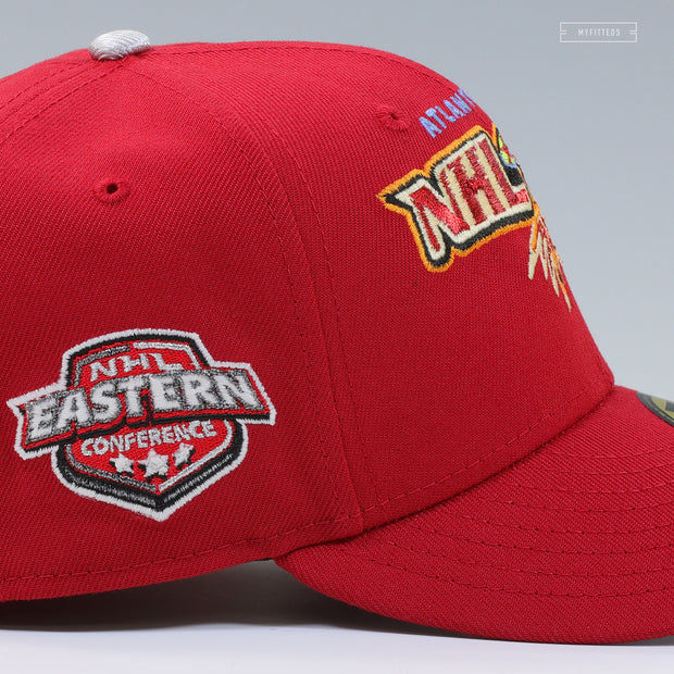 2008 NHL ALL-STAR GAME ATLANTA X CAROLINA HURRICANES EASTERN CONFERENCE JERSEY NEW ERA FITTED CAP