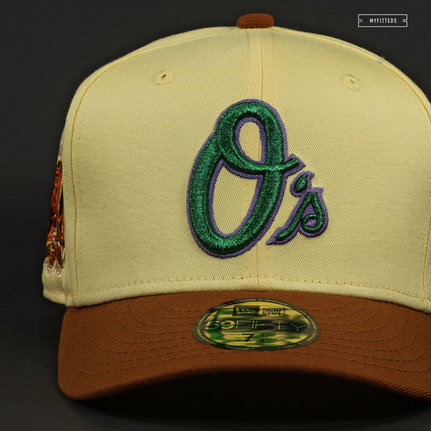 BALTIMORE ORIOLES 50TH ANNIVERSARY OLIVE GARDEN INSPIRED NEW ERA FITTED CAP