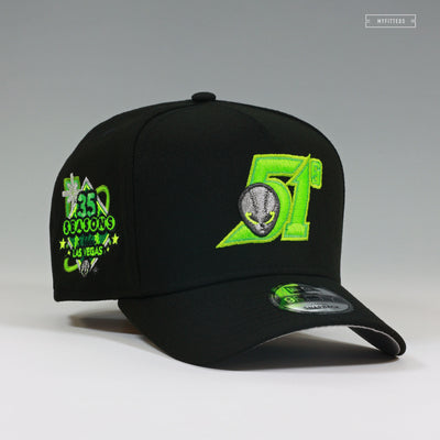 LAS VEGAS AREA 51'S 35TH ANNIVERSARY ALIEN INSPIRED 9FIFTY A-FRAME SNAPBACK HAT