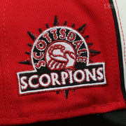 SCOTTSDALE SCORPIONS JERSEY SLEEVE PATCH "OFF WHITE" NEW ERA FITTED CAP