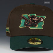 NEW HAMPSHIRE FISHER CATS RETRO BEEF AND BROCCOLI NEW ERA FITTED CAP