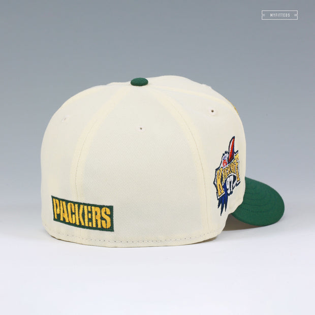 GREEN BAY PACKERS NFL KICKOFF '97 OFF WHITE NEW ERA FITTED CAP