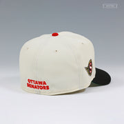 OTTAWA SENATORS NHL OFF WHITE JET BLACK NEW ERA FITTED CAP