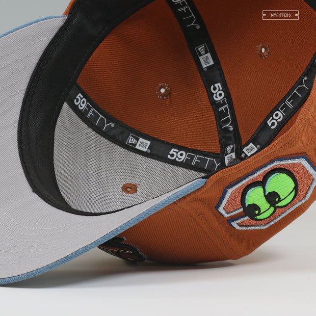 CHATTANOOGA LOOKOUTS X WRECKERS CARS TOW MATER INSPIRED NEW ERA FITTED CAP