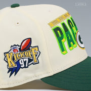 GREEN BAY PACKERS NFL KICKOFF '97 OFF WHITE NEW ERA FITTED CAP