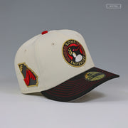 ROME EMPERORS A PROUD AFFILIATE OF THE ATLANTA BRAVES OFF WHITE NEW ERA FITTED CAP