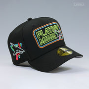SAN JOSE SHARKS PLAYOFF MODE 2019 NEON BLACK LIGHTS NEW ERA FITTED CAP