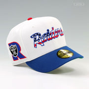 LOS ANGELES RAIDERS RAIDER NATION AMERICAN GLADIATORS INSPIRED NEW ERA FITTED CAP