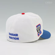LOS ANGELES RAIDERS RAIDER NATION AMERICAN GLADIATORS INSPIRED NEW ERA FITTED CAP