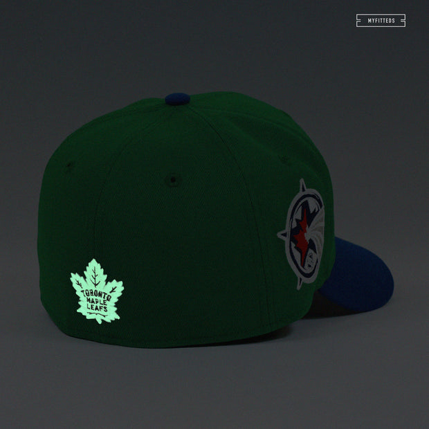 TORONTO ST. PATRICKS X TORONTO MAPLE LEAFS RETRO GLOW IN THE DARK NEW ERA FITTED CAP