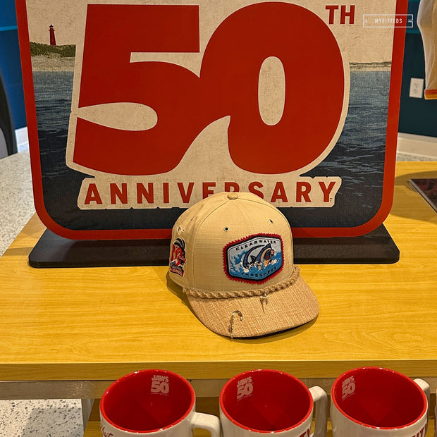 CLEARWATER THRESHERS 30TH ANNIVERSARY SHARK TOOTH AND HOOK JAWS INSPIRED ELITE SERIES NEW ERA FITTED CAP