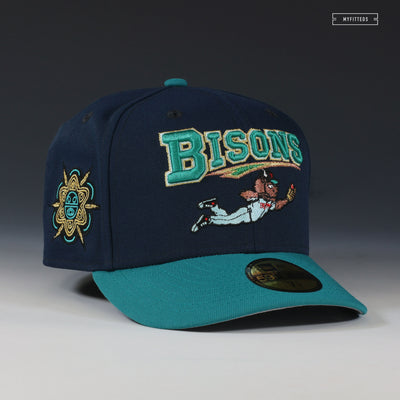 BUFFALO BISONS DIVING BUSTER COPA 2024 LUCES DE BUFFALO NEW ERA FITTED CAP