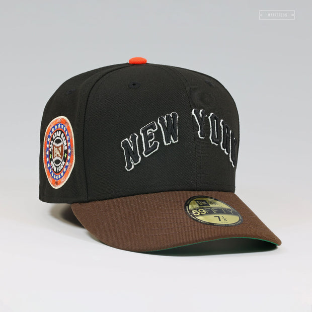 NEW YORK GIANTS 1942 ALL-STAR GAME BRUCE ON BROADWAY PACK NEW ERA FITTED CAP