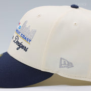 NEW YORK YANKEES VS LOS ANGELES DODGERS 2025 YANKEE & DODGER STADIUM OFF WHITE NEW ERA CAP