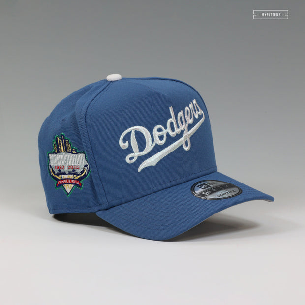 LOS ANGELES DODGERS DODGER STADIUM 40TH WEATHERED LOOK A-FRAME NEW ERA SNAPBACK