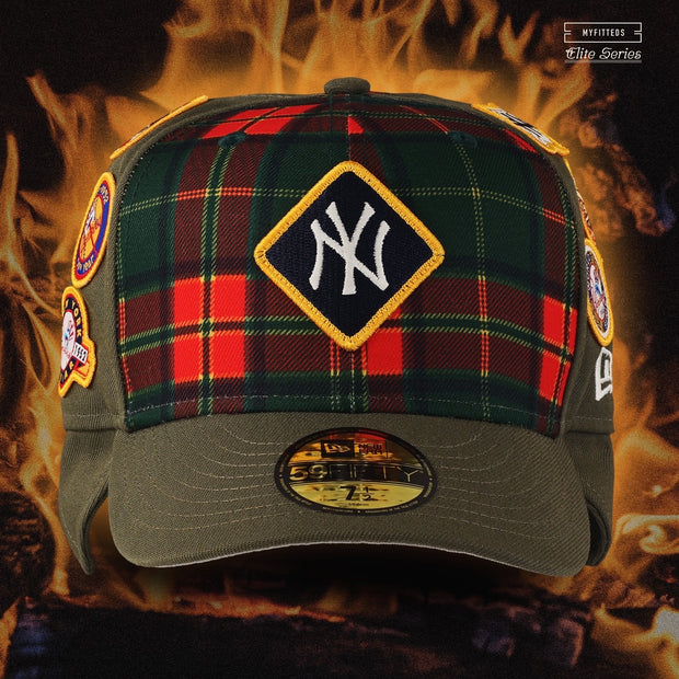 NEW YORK YANKEES WORLD SERIES SCOUTS MERIT BADGE SASH ELITE SERIES NEW ERA FITTED CAP