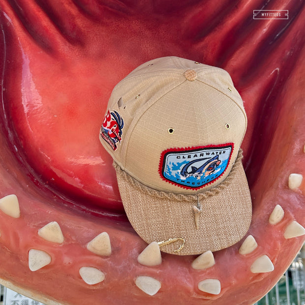 CLEARWATER THRESHERS 30TH ANNIVERSARY SHARK TOOTH AND HOOK JAWS INSPIRED ELITE SERIES NEW ERA FITTED CAP