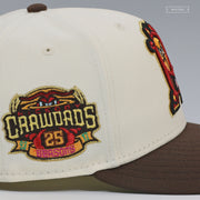 HICKORY CRAWDADS 25 SEASONS HICKORY DICKORY DOCKS THEME NIGHT NEW ERA FITTED CAP