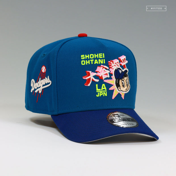 LOS ANGELES DODGERS SHOHEI OHTANI LA-JPN ASTRO BOY BLUE 9FIFTY A-FRAME NEW ERA SNAPBACK