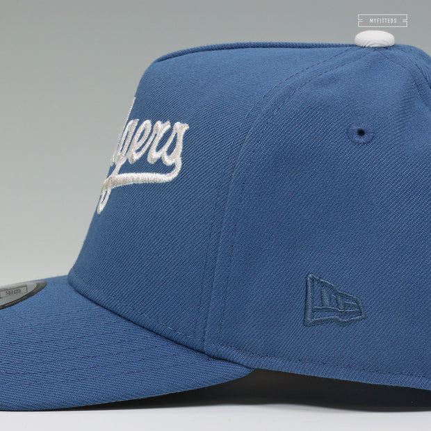 LOS ANGELES DODGERS DODGER STADIUM 40TH WEATHERED LOOK A-FRAME NEW ERA SNAPBACK