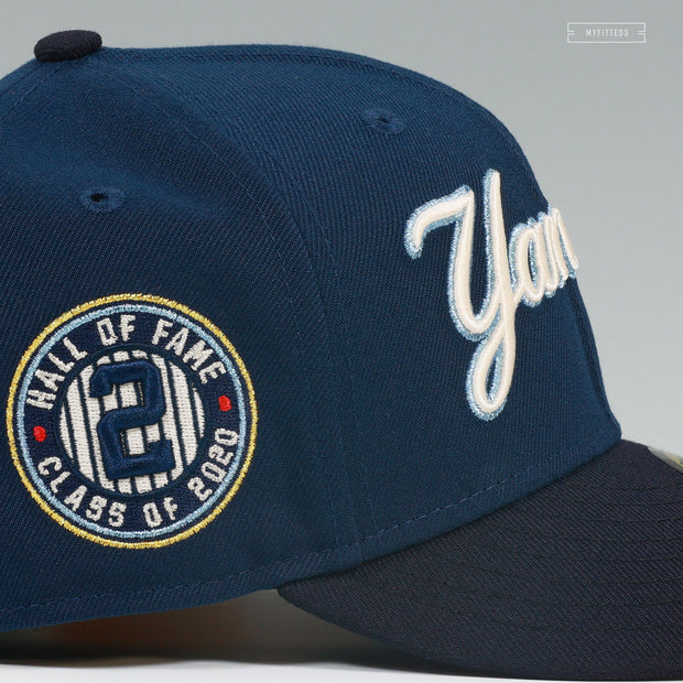 NEW YORK YANKEES DEREK JETER HALL OF FAME CLASS OF 2020 BRUCE NEW ERA FITTED CAP