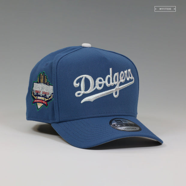 LOS ANGELES DODGERS DODGER STADIUM 40TH WEATHERED LOOK A-FRAME NEW ERA SNAPBACK