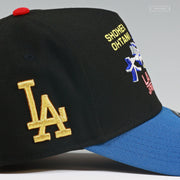 LOS ANGELES DODGERS LA-JPN ASTRO BOY INSPIRED JET BLACK NEW ERA A-FRAME SNAPBACK