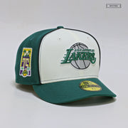 LOS ANGELES LAKERS 75TH ANNIVERSARY MAGIC JOHNSON MICHIGAN STATE NEW ERA FITTED CAP