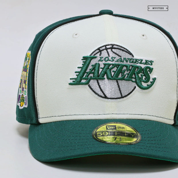 LOS ANGELES LAKERS 75TH ANNIVERSARY MAGIC JOHNSON MICHIGAN STATE NEW ERA FITTED CAP