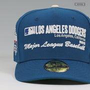 LOS ANGELES DODGERS WEATHERED LOOK TEAM ID NEW ERA FITTED CAP