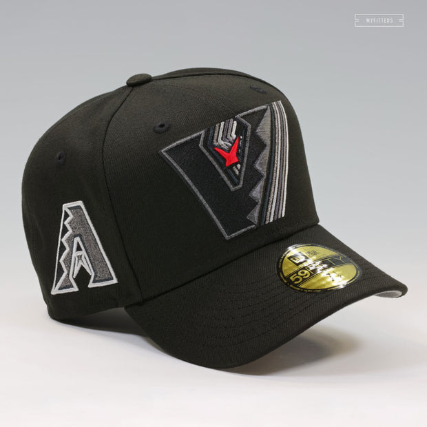 ARIZONA DIAMONDBACKS UPSIDE DOWN STAR WARS DARTH VADER INSPIRED NEW ERA FITTED CAP
