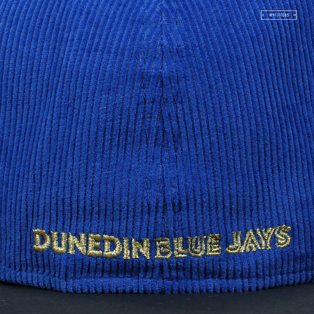 DUNEDIN BLUE JAYS FLORIDA STATE LEAGUE CORDUROY NEW ERA FITTED CAP