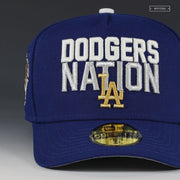 LOS ANGELES DODGERS DODGERS NATION A-FRAME 59FIFTY NEW ERA FITTED HAT