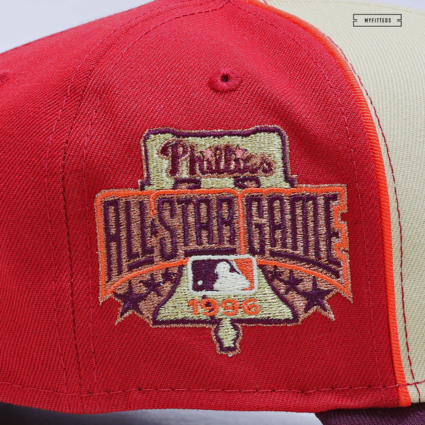 PHILADELPHIA PHILLIES 1996 ALL-STAR GAME "FLASHBACK FOUR INSPIRED" NEW ERA FITTED CAP