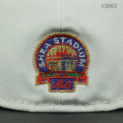 NEW YORK METS SHEA STADIUM FLUSHING, NY 40TH ANNIVERSARY OFF WHITE NEW ERA HAT