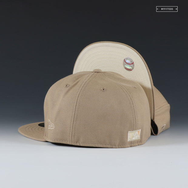 SAN FRANCISCO GIANTS "OUTER SPACE" KHAKI FITTED NEW ERA CAP