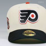 PHILADELPHIA FLYERS 1992 NHL ALL-STAR GAME OFF WHITE JACQUARD CAMO NEW ERA HAT